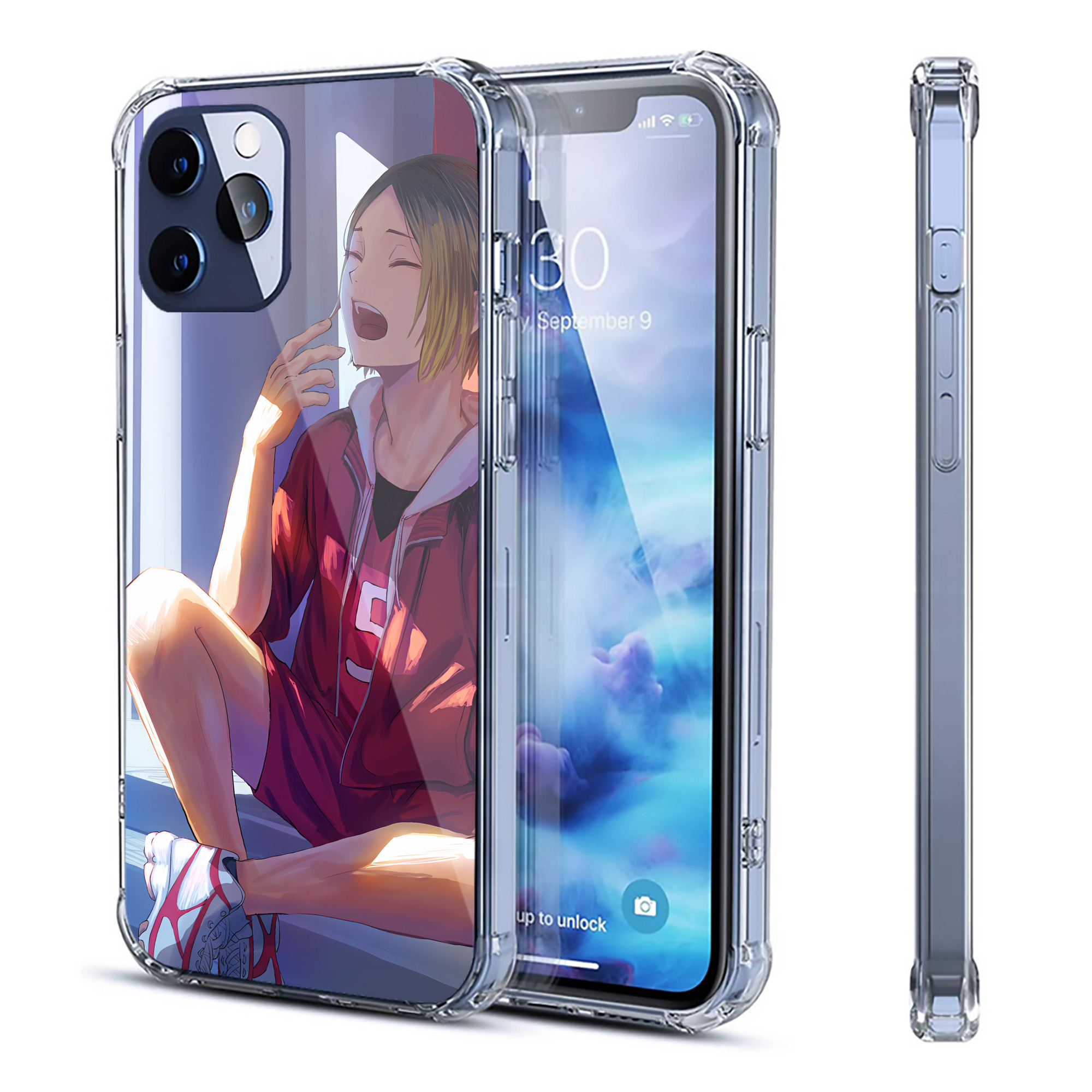 （画像用） ハイキュー!! Haikyu!! 【iPhone 12シリーズ対応】透明スマホケース（クリアソフトケース）